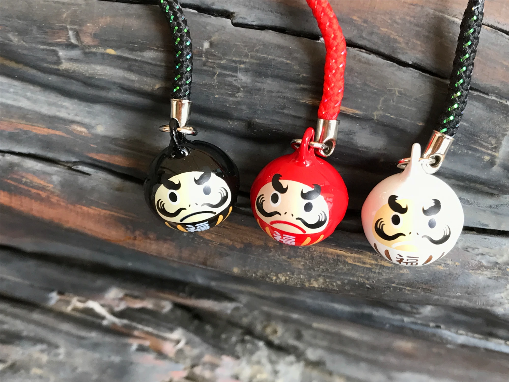 Японский кулон в виде колокольчика Omamori Damo Dharma подвеска на цепочке для телефона