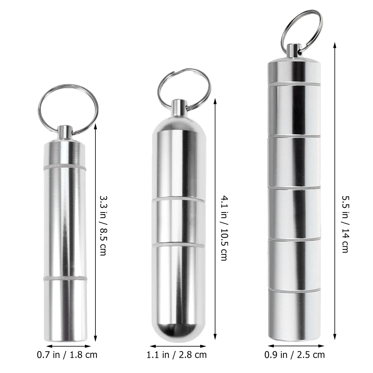 Алюминиевый сплав мини коробка для таблеток портативный брелок чехол