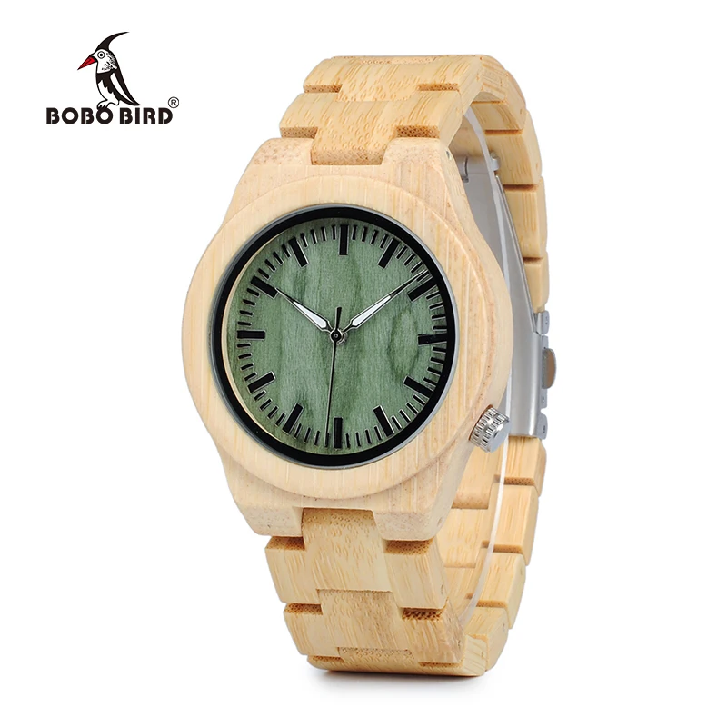 BOBO BIRD WP12 Горячие бамбуковые деревянные часы для женщин фирменный дизайн 4 Часы