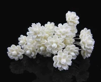 200 pcslot free shipping new white flower hair pins wedding party bridal hair jewelry woman fashion hair clips
