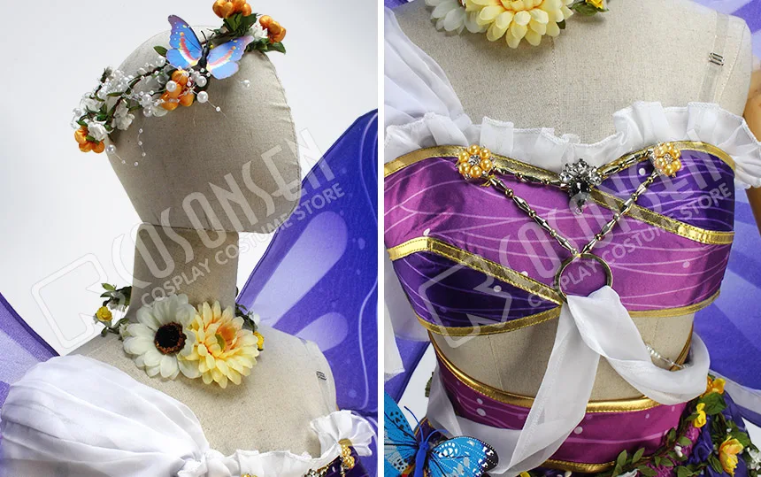 COSPLAYONSEN Love Live! Косплей костюм с крыльями из страны Феи вера. После пробуждения Toujou