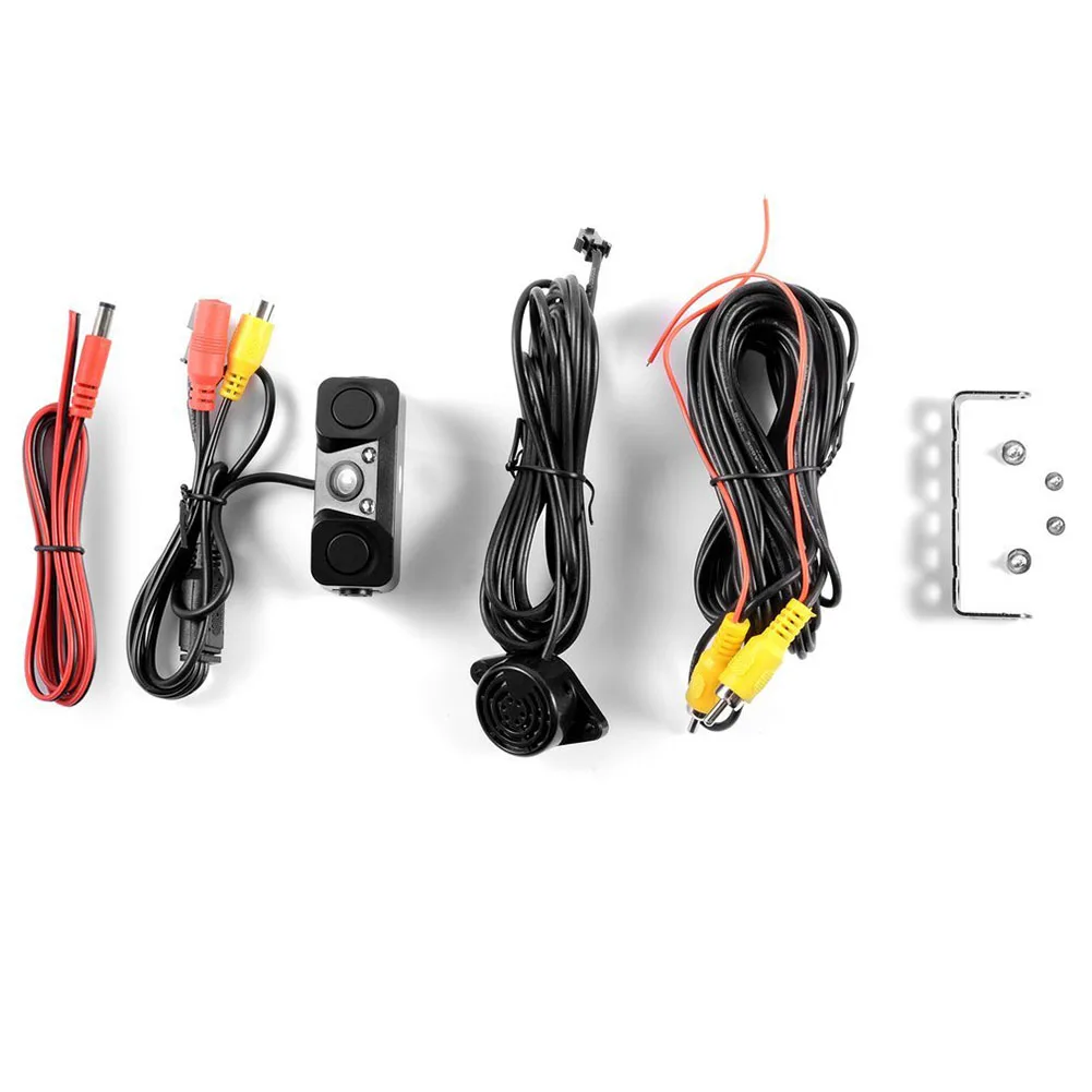 3 в 1 автомобиль обратно Радиолокационная камера резервного копирования заднего