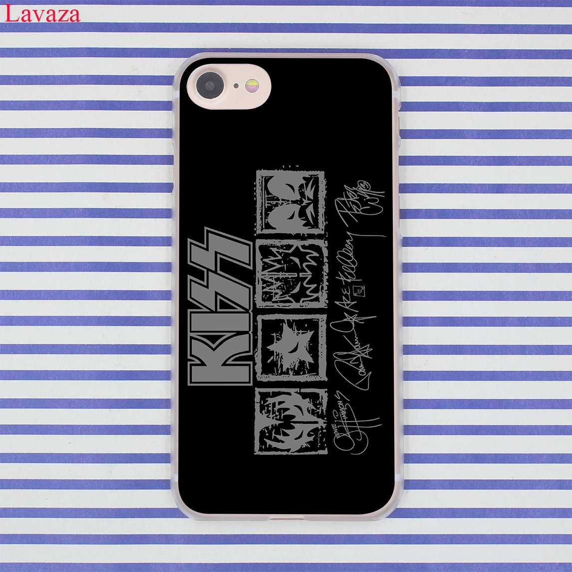 Жесткий чехол для телефона Lavaza Gene Simmons Kiss band iPhone XR XS X 11 Pro Max 10 7 8 6 6S 5 9 SE 4 8|phone cases|case