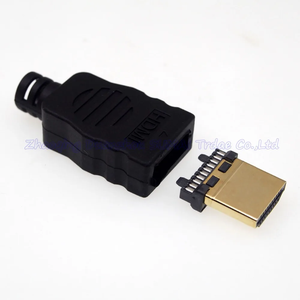 65 компл. Высокое качество позолоченный HDMI разъем спаянное соединение
