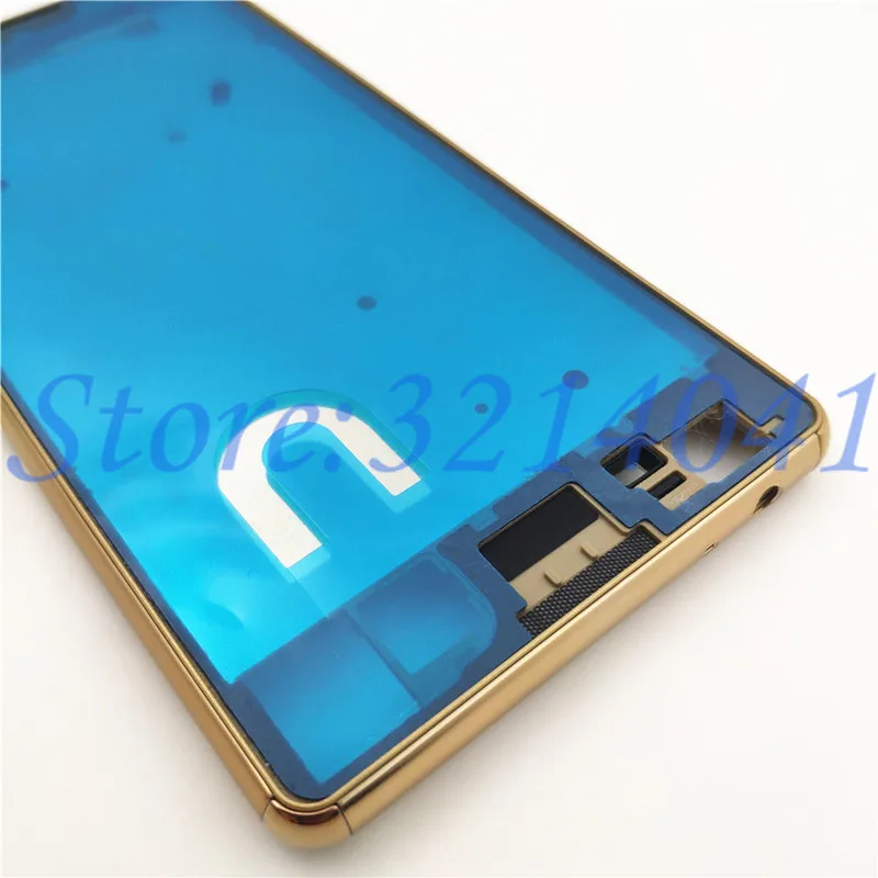 Чехол с полным корпусом для sony Xperia M5 E5603 E5606 E5663 E5653, рамка для ЖК-панели со средним ободком+ крышка для батареи+ NFC