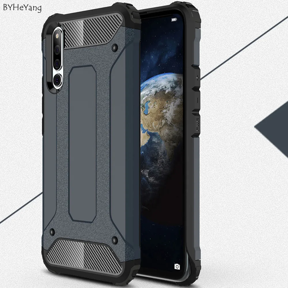 BYHeYang For Huawei Honor Magic 2 Case Luxury Hybrid Heavy Armor Rugged TPU+PC Shockproof Funda Cover case On |