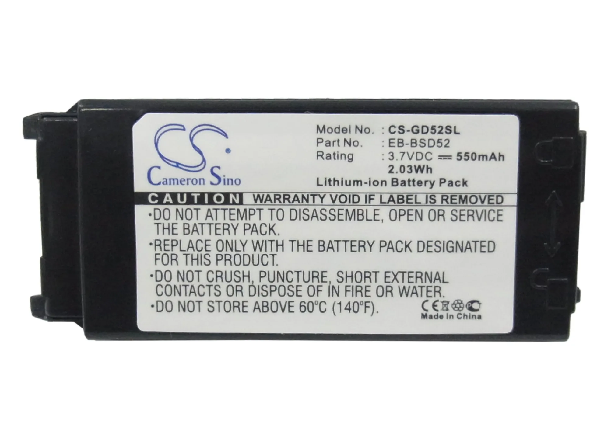 EB BSD52 аккумулятора Cameron Sino 550mAh для Panasonic GD52|Аккумуляторы мобильных телефонов| |