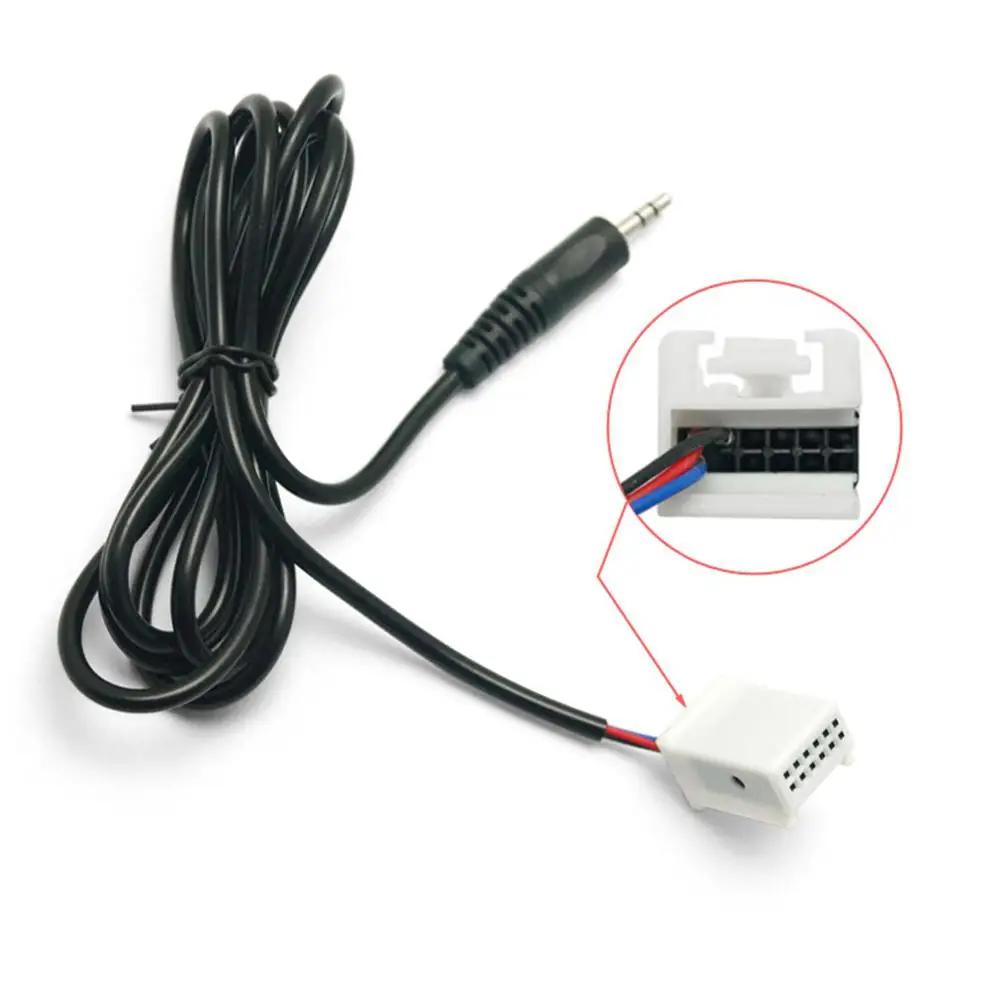 Автомобильный аудиоадаптер LumiParty 3 5 мм AUX кабель аудиокабель для Volkswagen Polo/Golf/Seat Ibiza