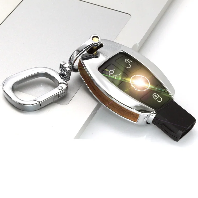 Автомобильный чехол для ключей из древесного углеродного волокна укладки пульта