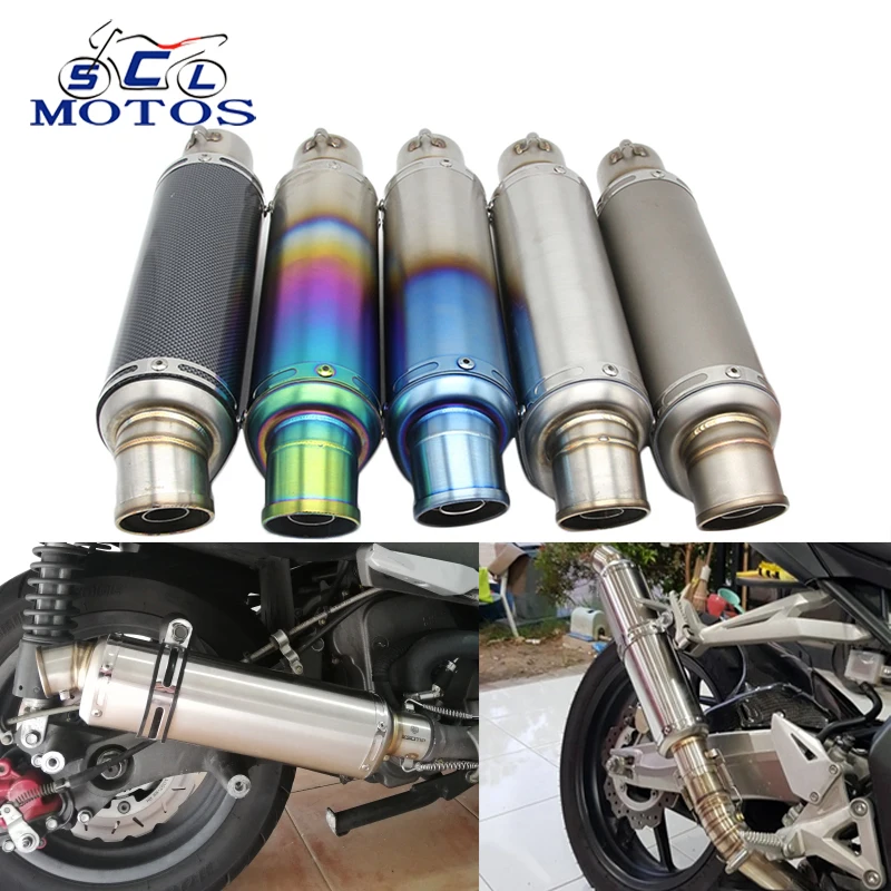 Sclmotos 51 мм глушитель выхлопной трубы для мотокросса Yoshimura Racing Yamaha MT07 MT09 XMAX300 YZF R1 R6 R15