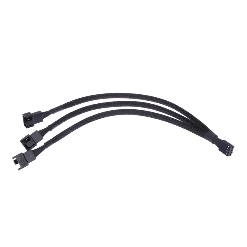 Новый вентилятор 4pin до 3x4pin/3Pin PWM удлинитель кабель 3 Way Y сплиттер Futural Digital