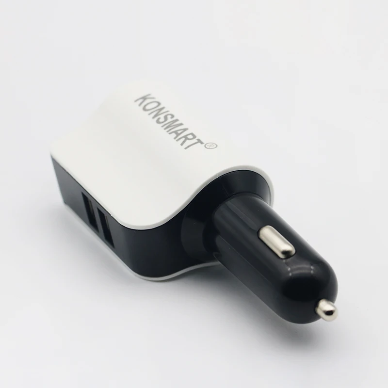 Автомобильное зарядное устройство Konsmart с двумя USB портами адаптер для