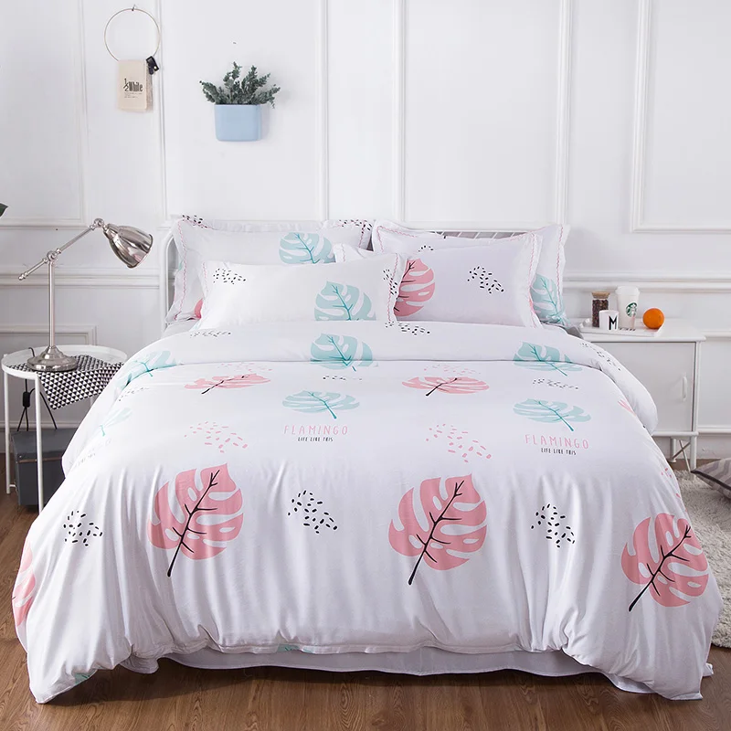 Тенсел комплект мягкого постельного белья queen King size комплект постельного белья: пододеяльник, простынь, наволочками, Комплект постельного белья для очень больших и 4 шт. набор постельного белья