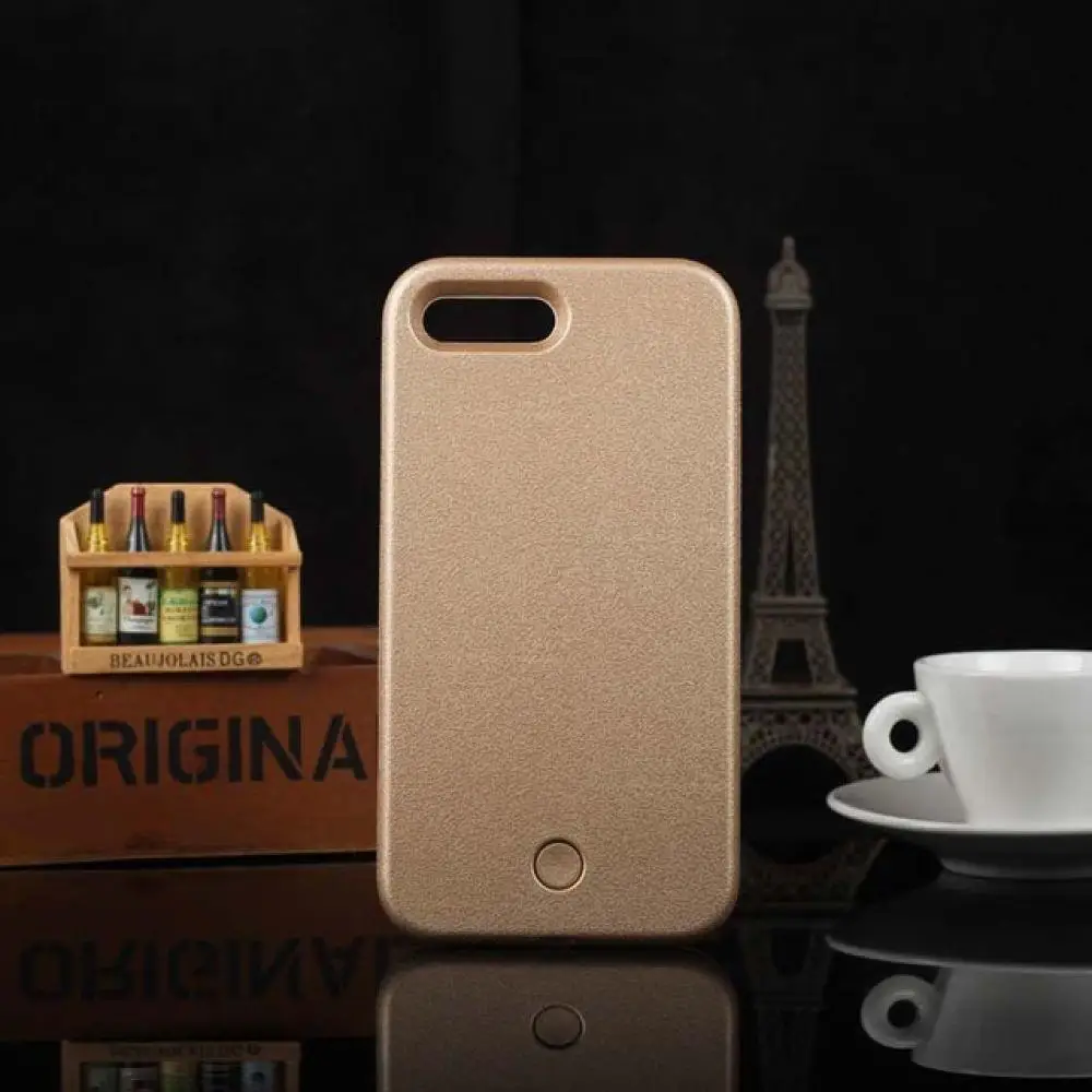 Light Glow Phone Case Cover for iPhone 6 6s 7 7plus Selfie For X XS 8 Plus Fill Artifact Cases |