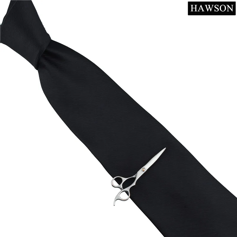 HAWSON Interesting Tie Clips for Men Gun Plated Scissors Pattern Bar Clasp Pin with Free Box | Украшения и аксессуары