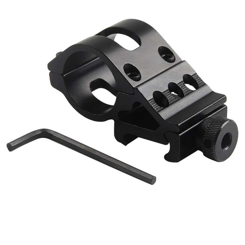 1&quot 25mm Offset Scope Ring with 20mm Picatinny/Weaver Rail Mount Flashlight Torch Laser for RL2-0002 | Спорт и развлечения