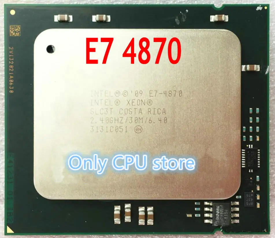 Оригинальный процессор Intel Xeon E7 4870 2 40 ГГц 10 ядер 6 4 ГТ/с 30 Мб 32 нм 130 Вт LGA1567