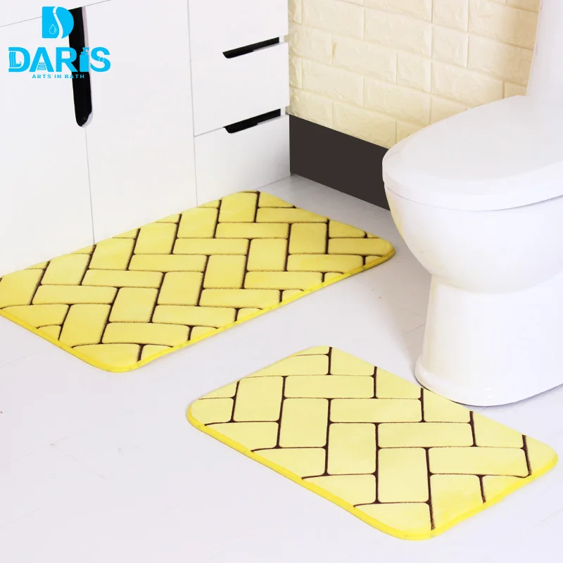DARIS Красочные Высокое Качество Мягкие И Удобные Коврик Для Ванной