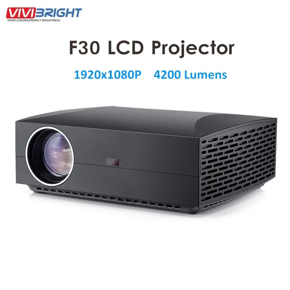 VIVIBRIGHT F30 ЖК-проектор FHD 1920x1080 P 4200 люменов 50000 часов лампа для домашнего кинотеатра |