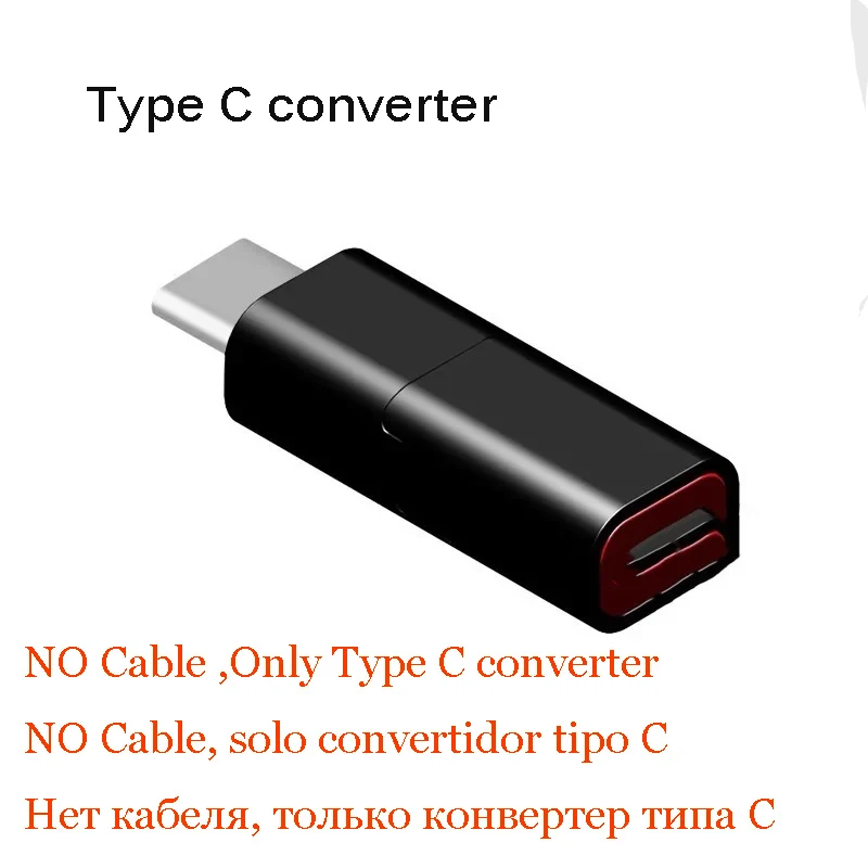 black Type c Plug Повторно использованный USB кабель регенерации Micro USB кабель Ремонтопригодный USB Type C кабель быстрое зарядное устройство для iPhone кабель Max redmi note 7 mi9 mi 9 - Цвет: black Type c Plug