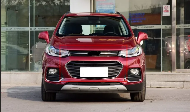2 шт. хромированная решетка для Chevrolet Trax Tracker 2017|front grill|chevrolet front grillgrill |