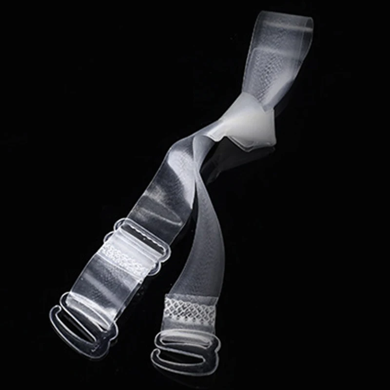 Женский прозрачный бюстгальтер с пластиковой пряжкой 1 см Широкий регулируемый