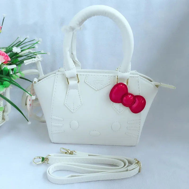 White Рисунок «hello kitty» Для женщин Сумка Сумочка Кошелек XW-14525 - Цвет: White
