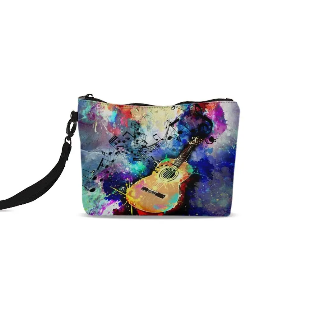Сумка для макияжа женщин косметическая музыка Note Melody виолончель роскошные