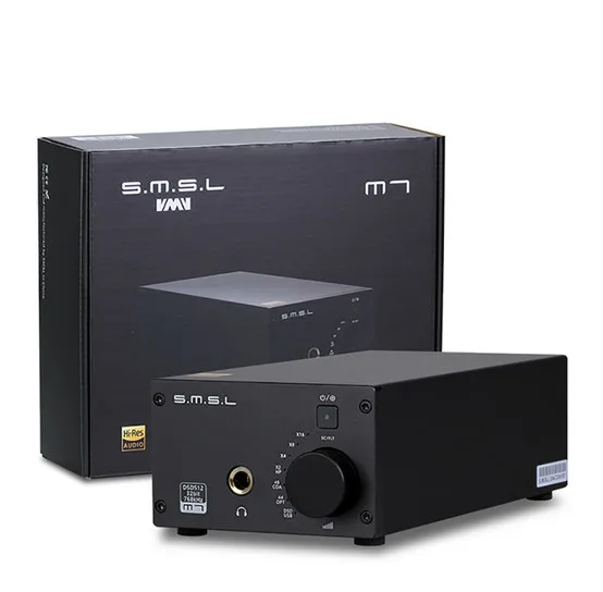 SMSL M7 2xak4452 32bit/768 кГц dsd512 HiFi аудио USB ЦАП с Усилители для наушников | Электроника