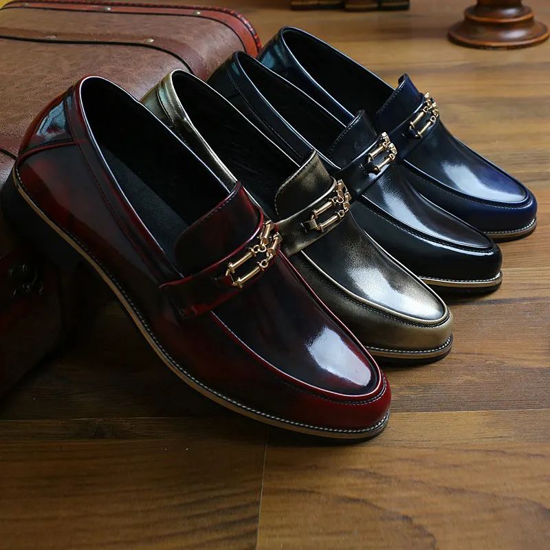 

FASHION men's shoes casual leather 2019 new loafers male breathable slip on shoe man comfortable driving shoes for men hot sale