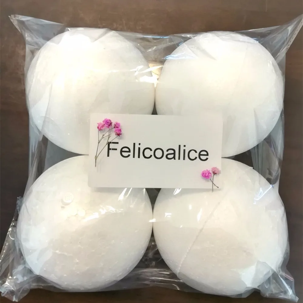 

1/2/3/4/5/6/7/8/9/10/12/15/18/20/30cm white Modelling foam balls Craft Polystyrene Styrofoam balls Decorative Foam Round Balls