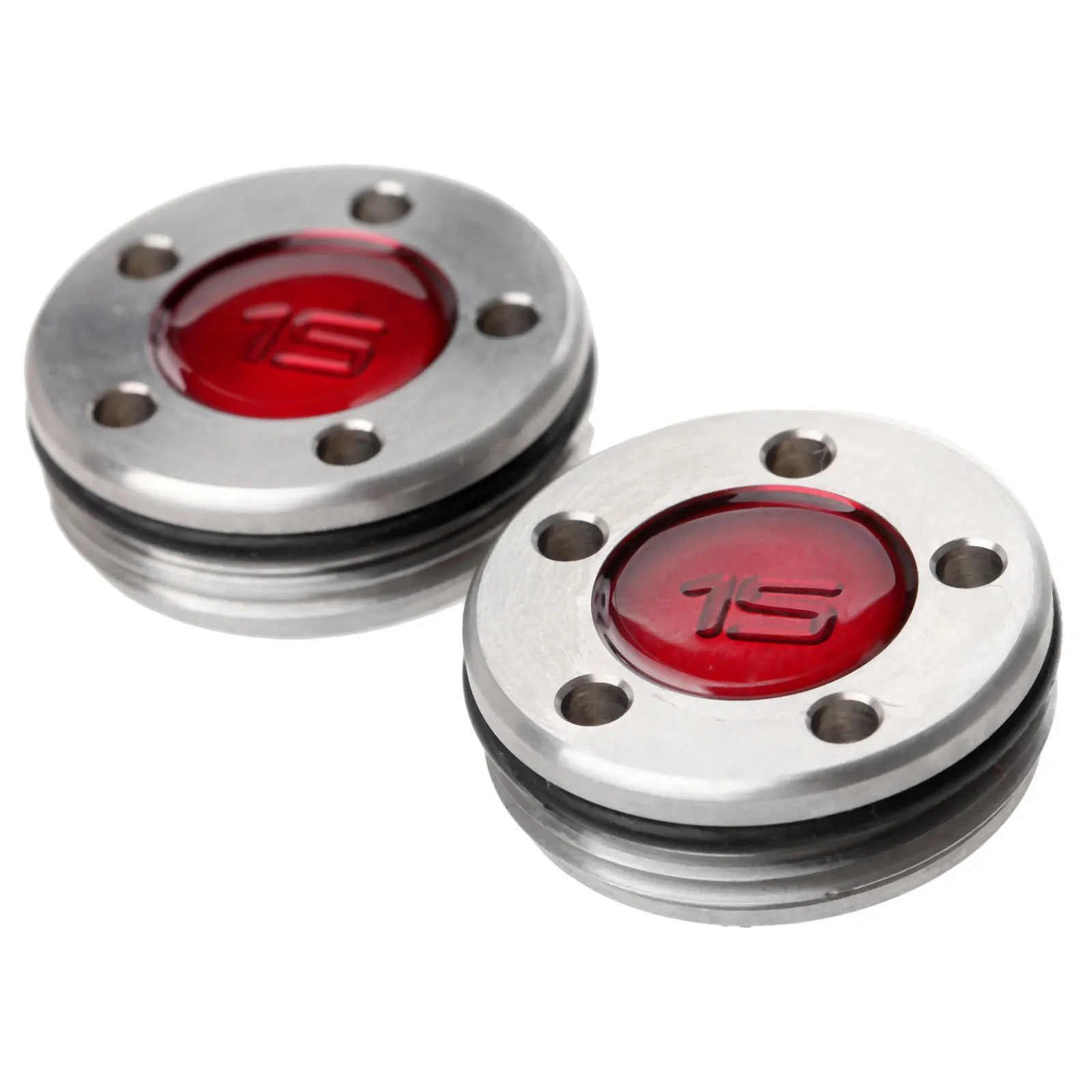 Высокое качество 2 шт./пара красный Нержавеющая сталь клюшки для гольфа Вес винты