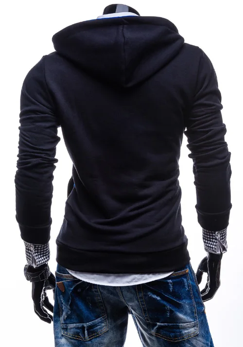 

Hot Sale New 2015 Winter Fashion Long-Sleeve Zipper Collar Mens Hoodies And Sweatshirts 4 Color M-3XL