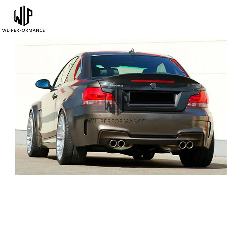 Для хэтчбеков BMW серий 1 м E82 CSL Стиль углеродного волокна Задняя Крышка багажника
