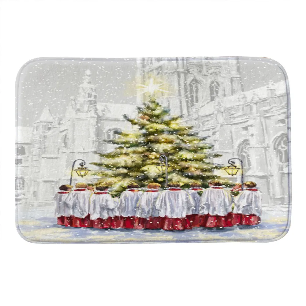 MQY181005142923004 Коврики Merry Christmas Декор ванная комната кухонные коврики Придверные коврики для гостиной Противоскользящий коврик супер абсорбирующий 40x60 см sep30 - Цвет: MQY181005142923004