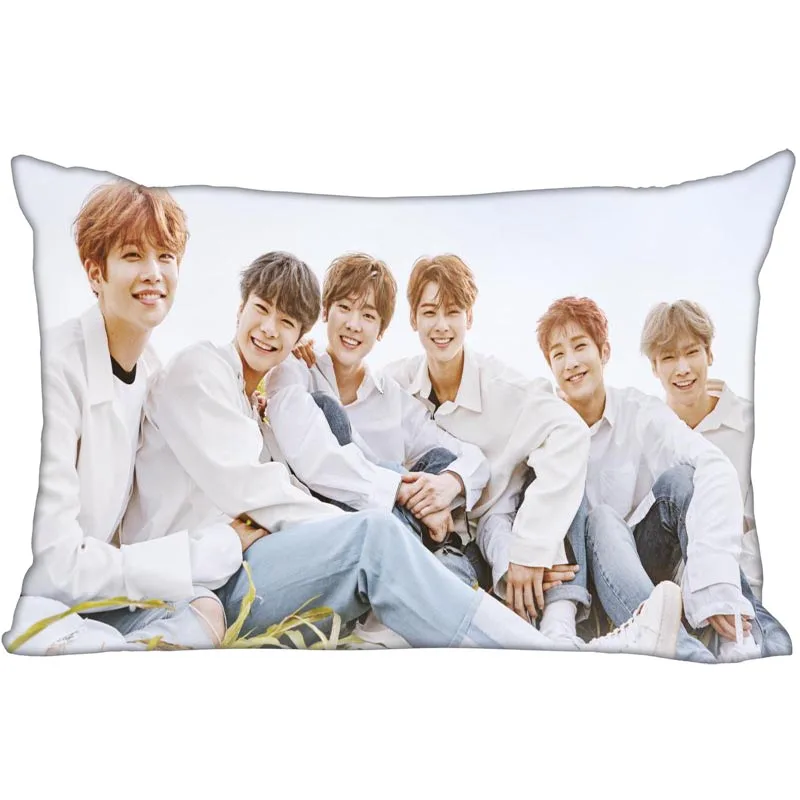 Популярная Корейская атласная наволочка ASTRO на заказ 35x45 см (одна сторона)