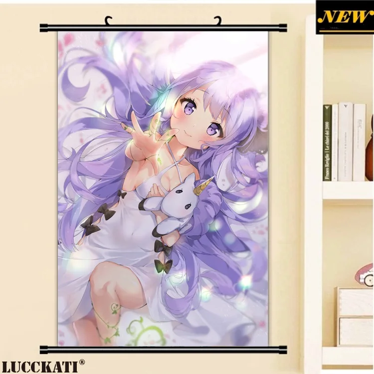 40X60 см Azur переулок Bilan Hangxian игра cameltoe Сексуальная лоли мультфильм аниме Настенная картина плакат прокрутки ткань холст живопись 25 - Цвет: W