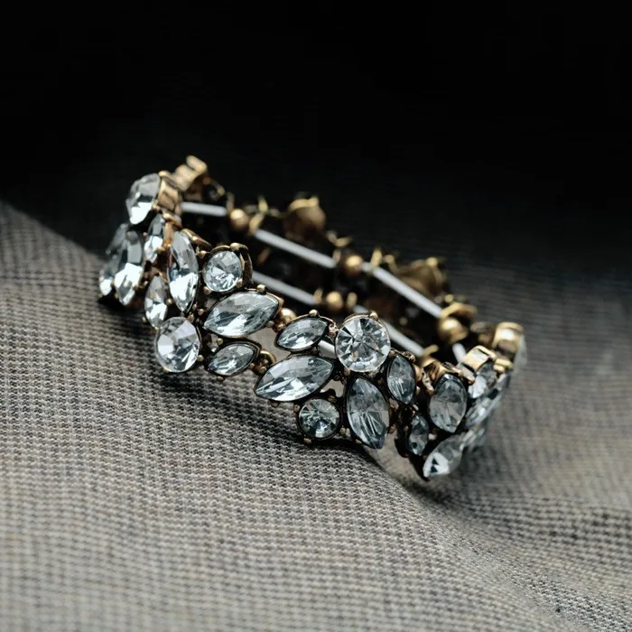 Joolim ясно красочные Друза браслет Для женщин браслет Дизайн Jewelry Никель и свинец