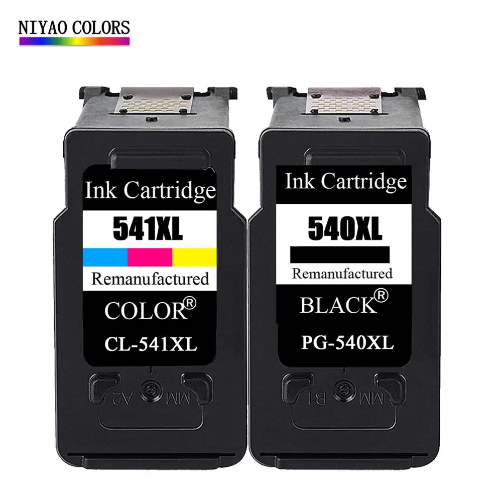 NIYAO PG 540 CL 541 XL PG540 CL541 заполняемый картридж для чернил pg чернила канона Pixma MG2250 MG3150