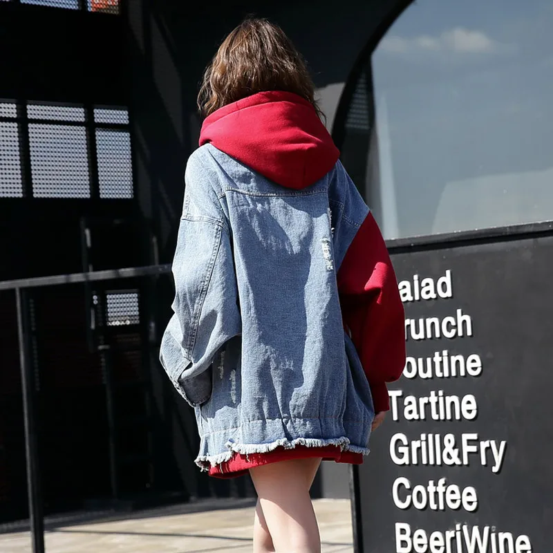 Тренд сеттер 2018 Сезон весна осень В стиле Харадзюку соединенный внакрой деним