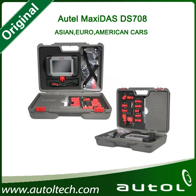 Dhl бесплатная доставка оригинальная версия Autel Maxidas DS708 сканер инструмент
