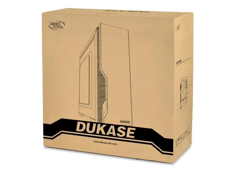 Чехол для компьютера DEEPCOOL Dukase (поддержка материнской платы ATX/Поддержка водяного