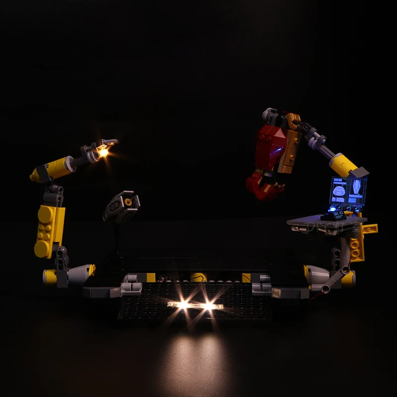 Светодиодный светильник набор для Lego 76105 совместимый 07101 халкбастер Железного