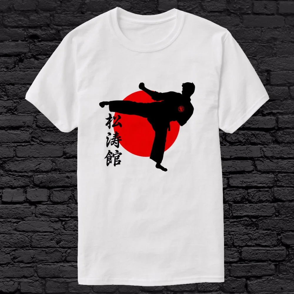 Хлопковая футболка новинка Shotokan Karate платье в японском стиле боевого искусства