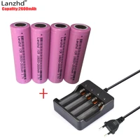 18650 charger for 18650 and charger accumulator 18650 rechareable batteries 2600mah li ion battery together with charger 3 7v