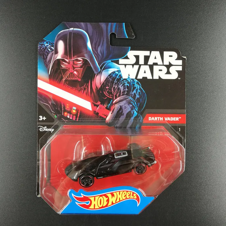 Hot Wheels 1: 64 спортивный автомобиль Звездные войны Дарт Вейдер коллективный выпуск металлический материал гоночный автомобиль коллекция сплав автомобиль подарок для ребенка - Цвет: CGW35-1