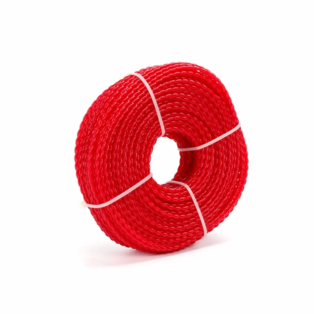 Cutter rope twist type nylon rope mowing line grass machine plastic rope, Trimmer Line Rope Roll Cord Strimmer Wire String Grass