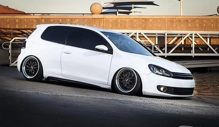 Подходит для Фольксваген Гольф 6 mk6 2010-2013 Черный Roadruns решетка радиатора окрашенные части