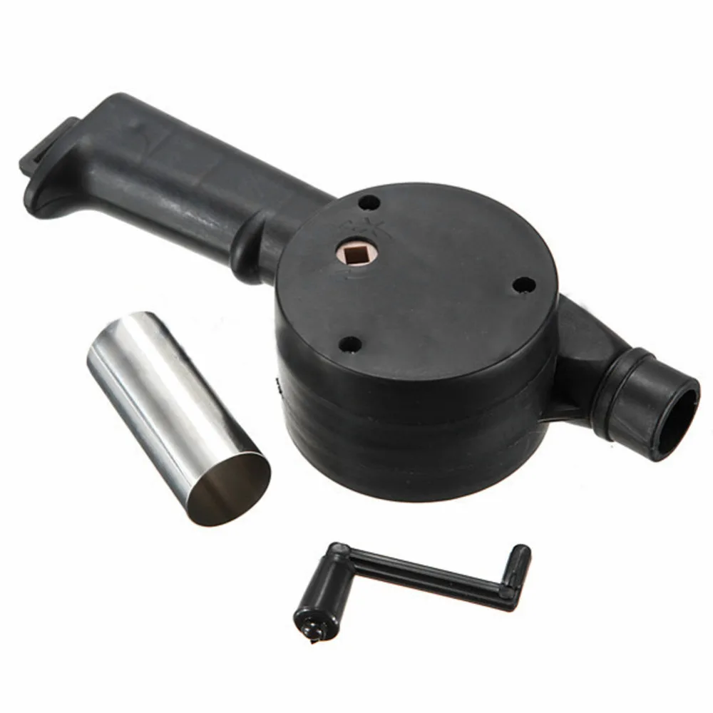 WOFO Manual Blower Outdoor Barbecue Fan Air Grill Accessories High Quality Plastic &amp Stainless Steel BBQ Tools | Дом и сад