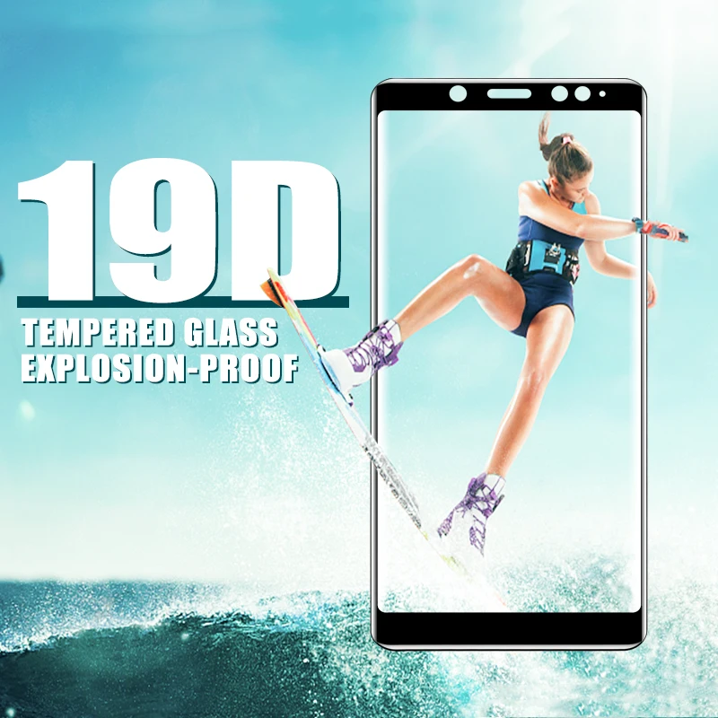 19D изогнутое полное покрытие закаленное стекло для Xiaomi Redmi Note 7 5 6 Pro 6A Plus Защитная